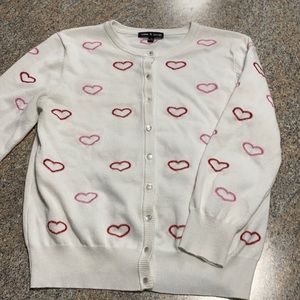 Valentines Heart Cardigan